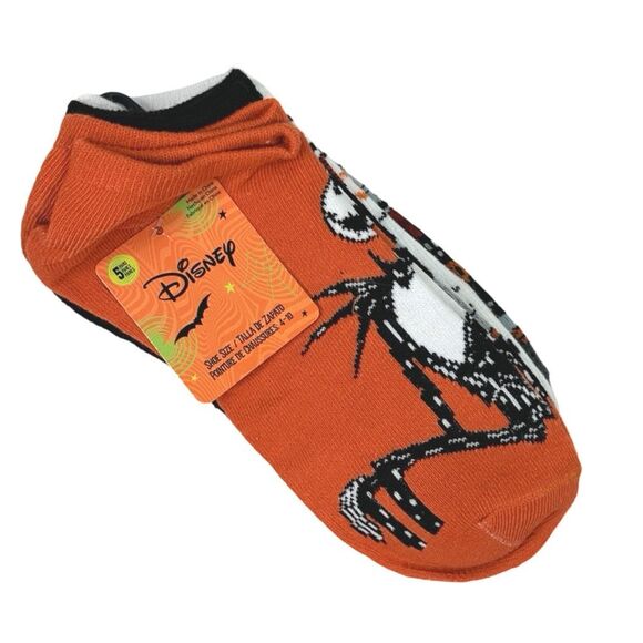Disney x Tim Burton’s The Nightmare Before Christmas 5-Pack Ankle Socks - Picture 1 of 3
